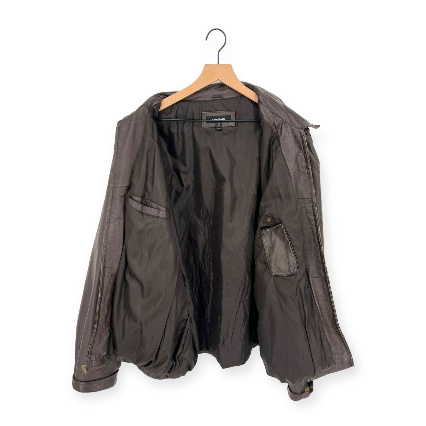 Vintage Colebrook Zip-up Leather Jacket | Extra Extra Large