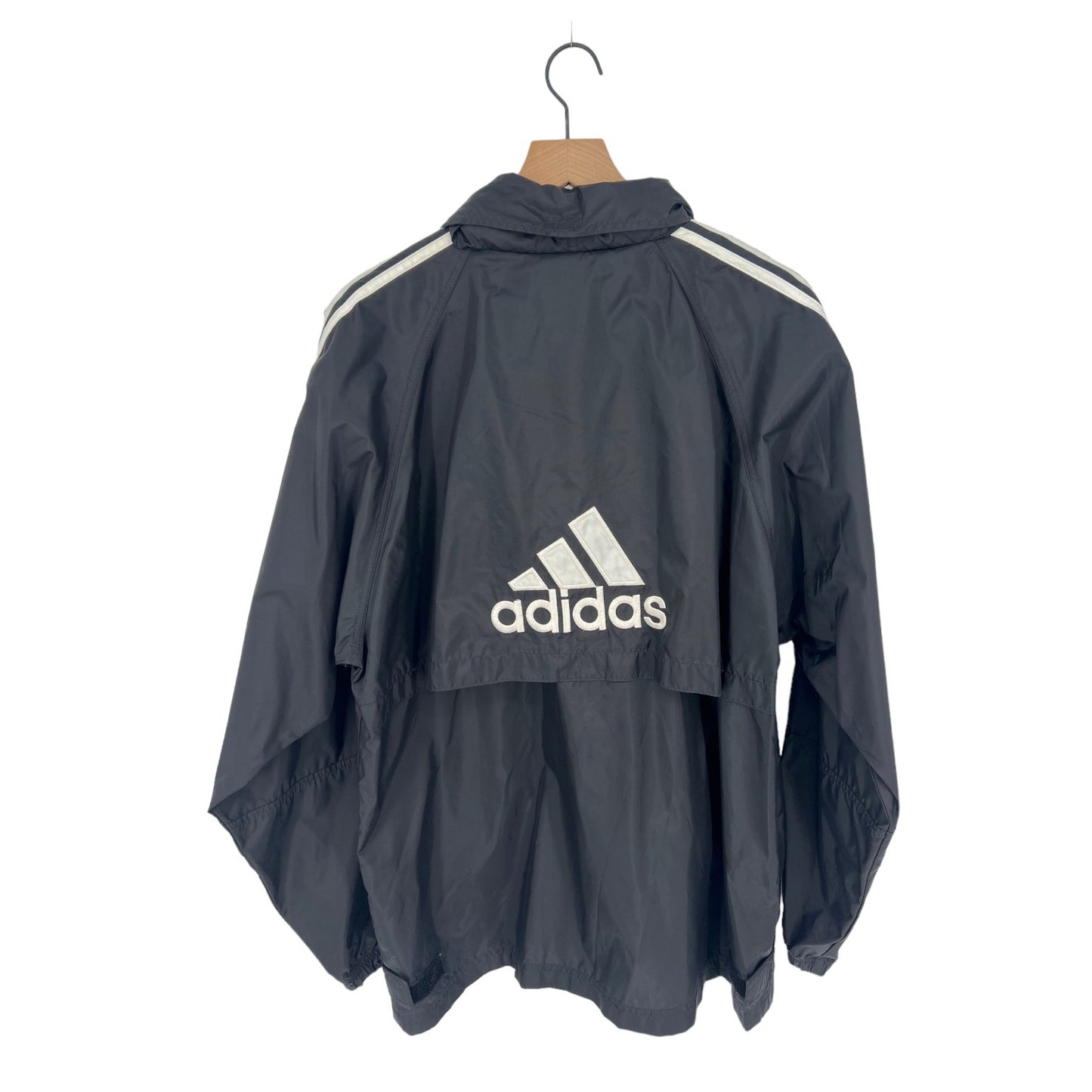 Adidas Windbreaker Hooded Zip-up Jacket | Medium