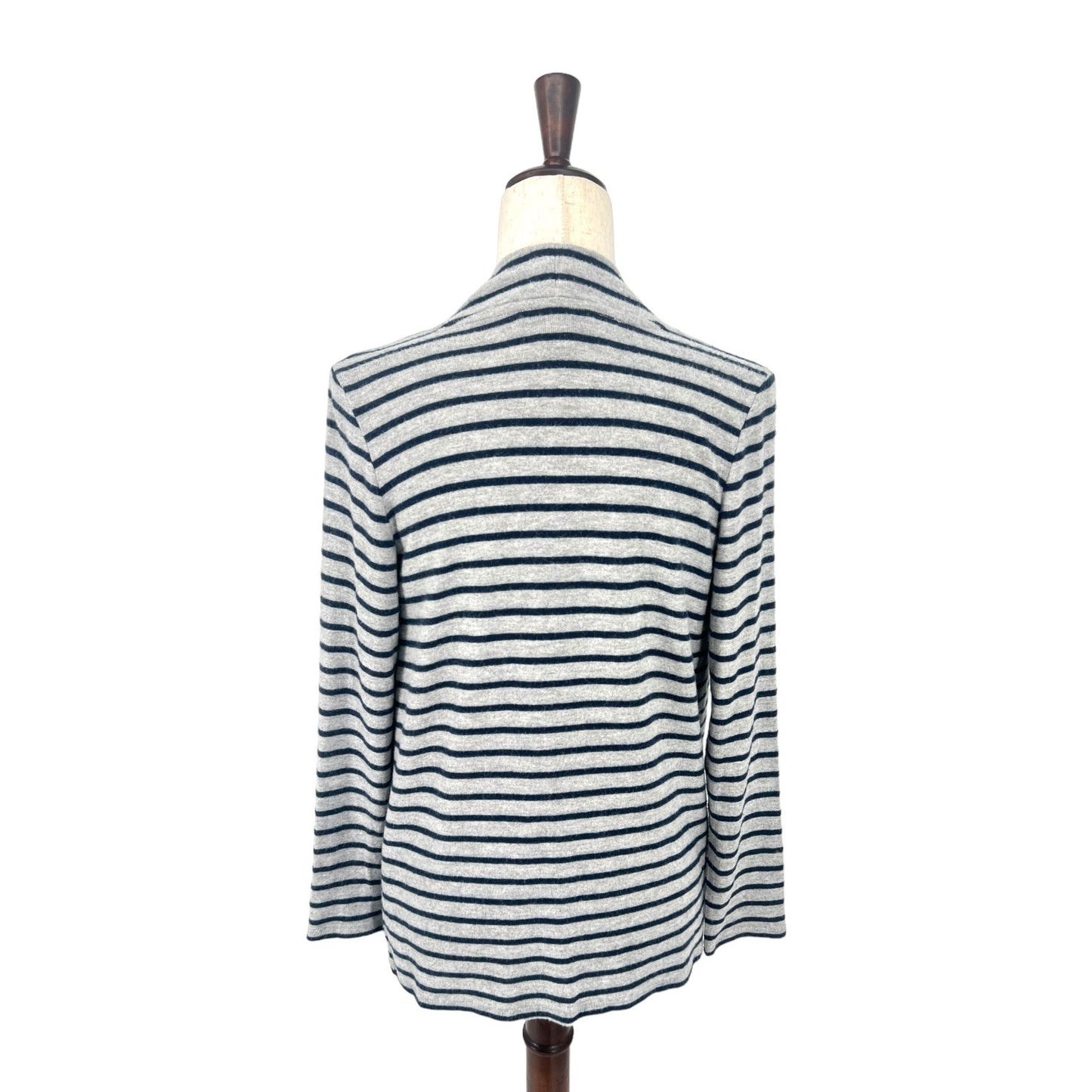 MIX by 41 Hawthorn Striped Open Front Cardigan | Extra Small