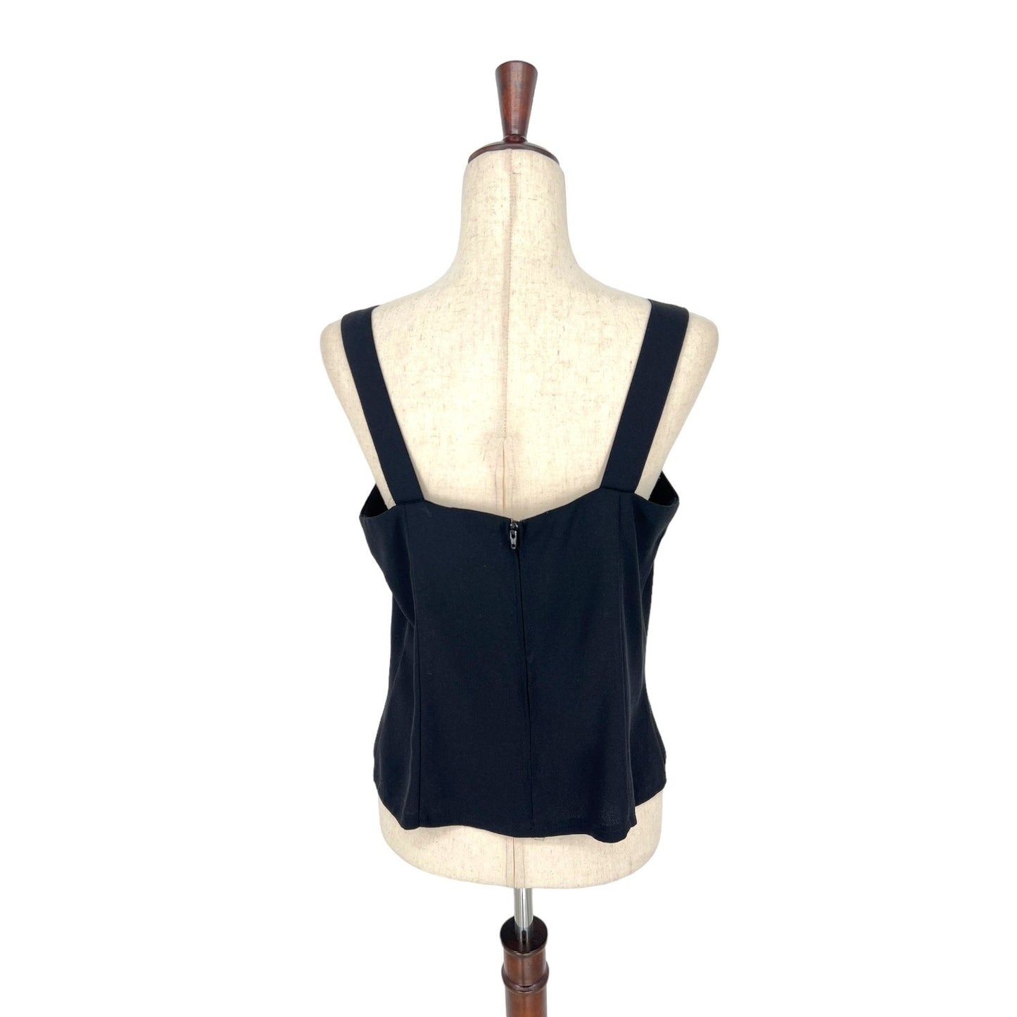 Vintage Jeweled Neckline Square Neck Tank | 12