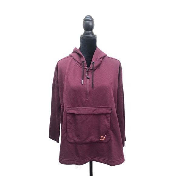 Puma Evo Hooded Cape Sweater with Zipper Pocket | Small