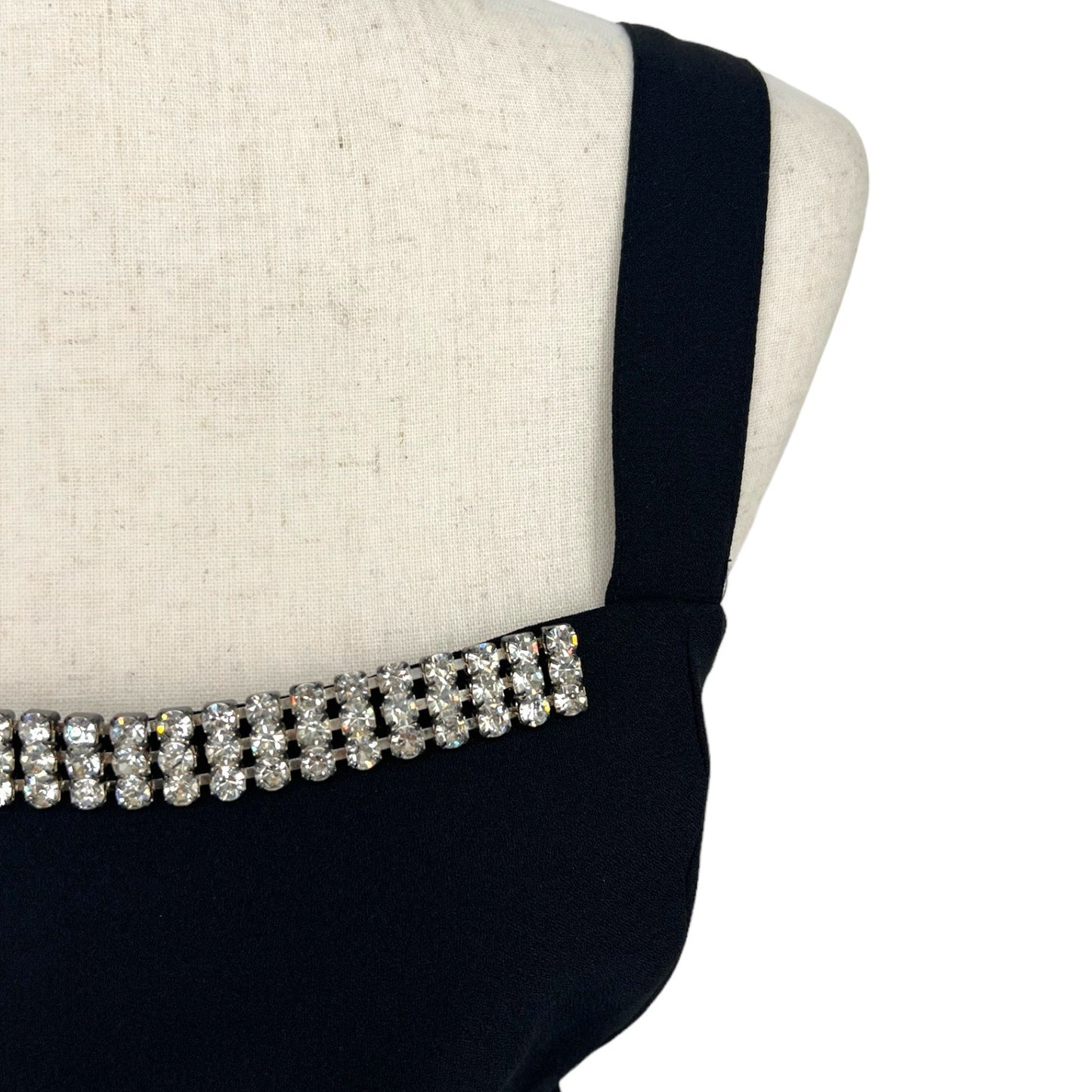 Vintage Jeweled Neckline Square Neck Tank | 12