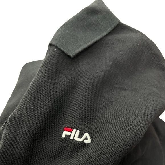 Vintage Fila Polo Half Button Up Shirt | Large