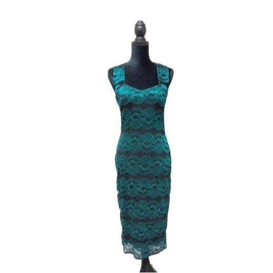 NWT Connected Apparel Peacock Lace Social Sweetheart Dress | 6