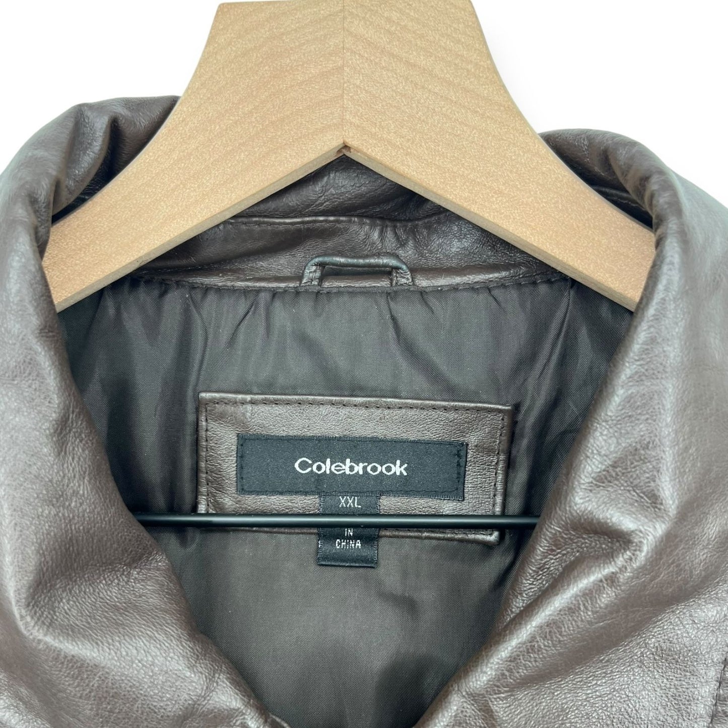Vintage Colebrook Zip-up Leather Jacket | Extra Extra Large
