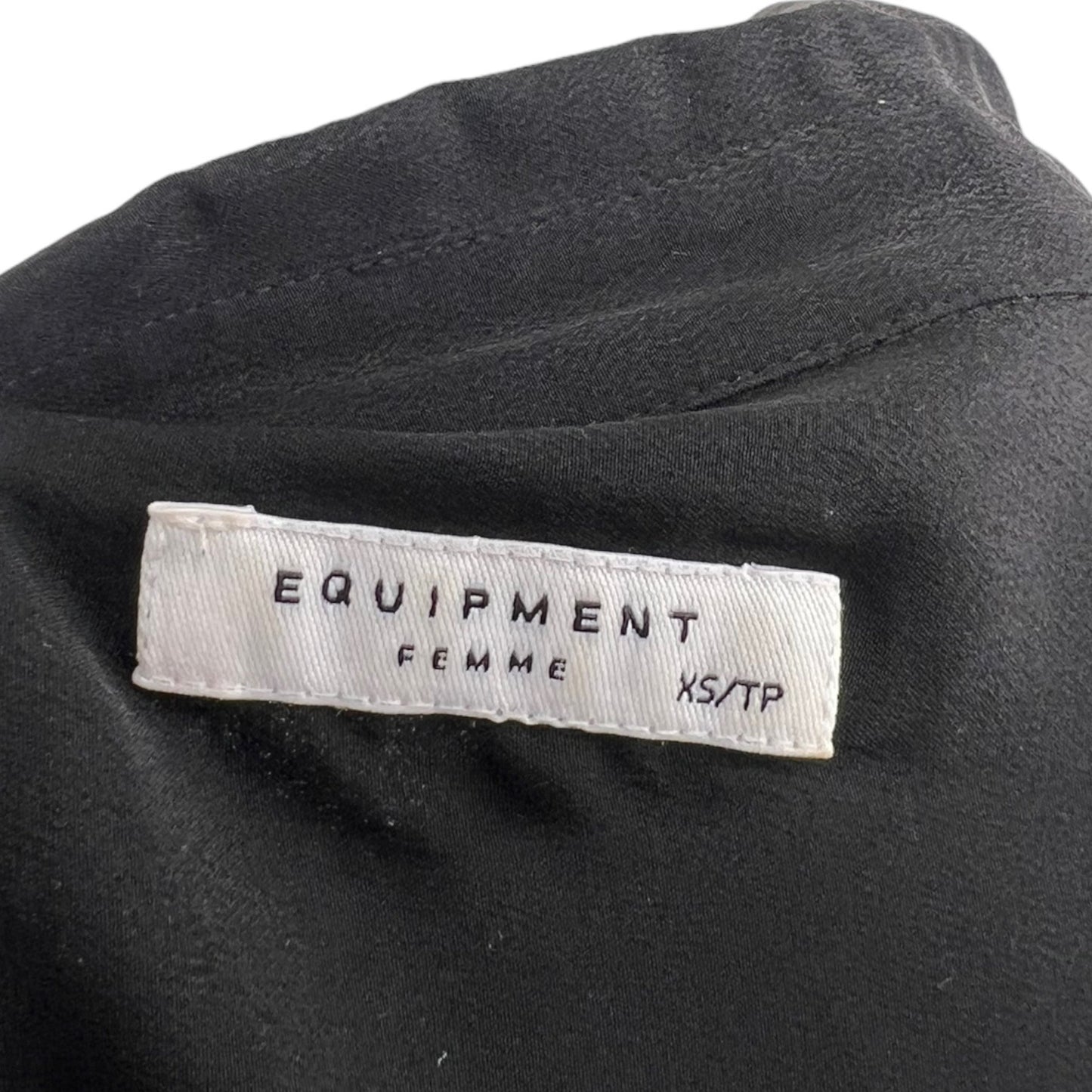 Equipment Slim Signature Short Sleeve Silk Blouse | Extra Small