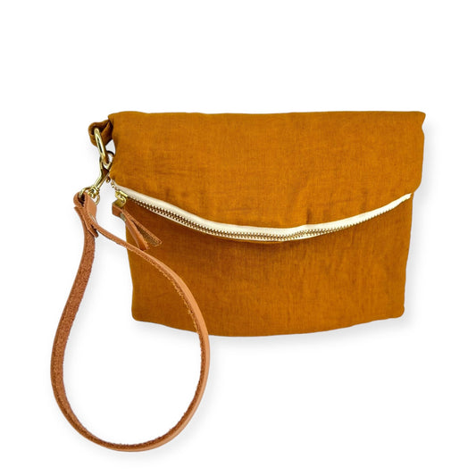 NEW Handmade Zippered Wristlet Bag