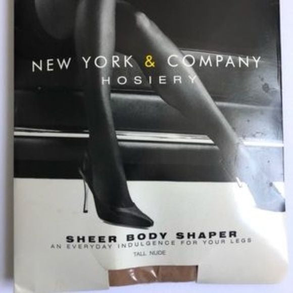 NWT NY&Co Sheer Body Lycra Shaper Hosiery | Tall