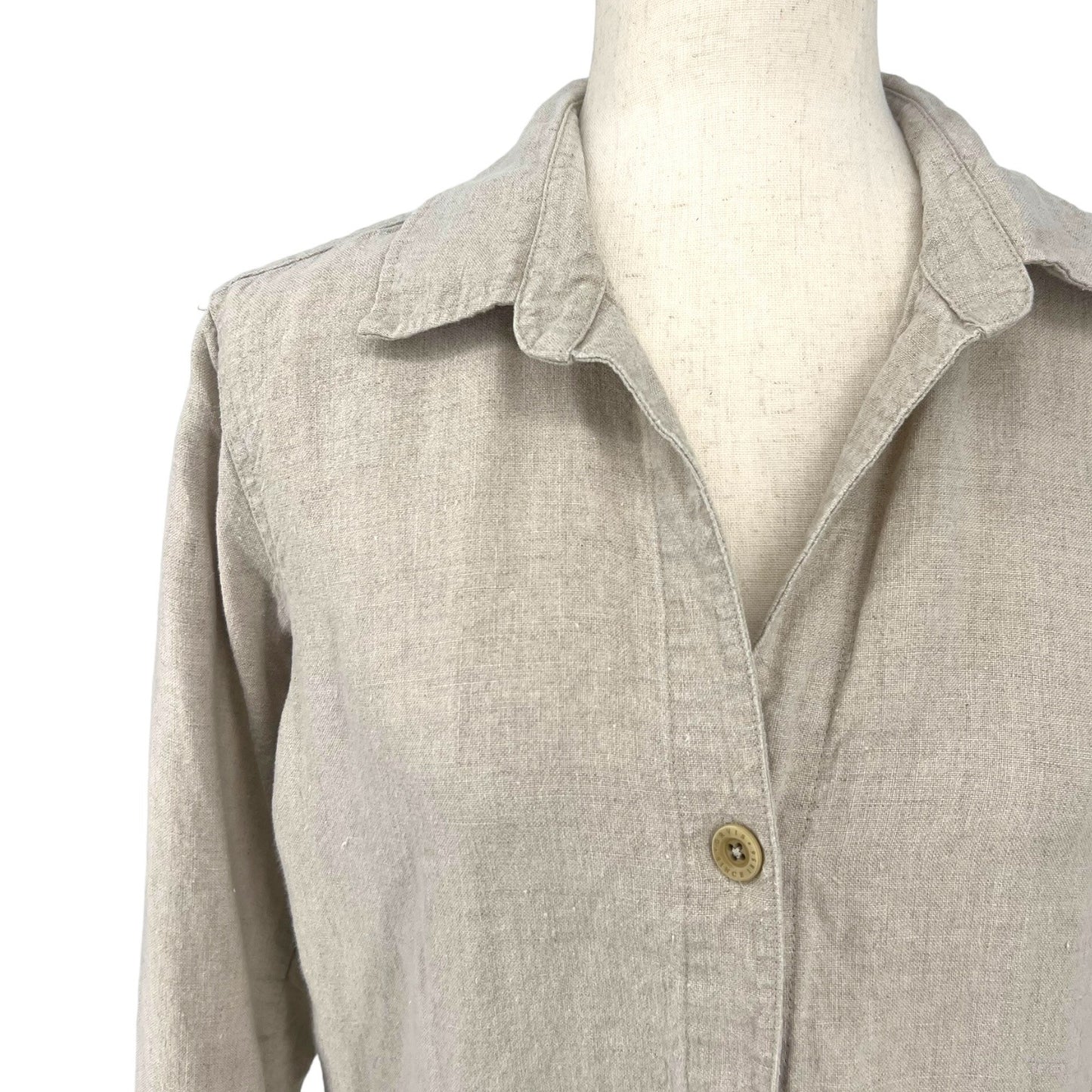 Orvis Button Up Linen Top | Small