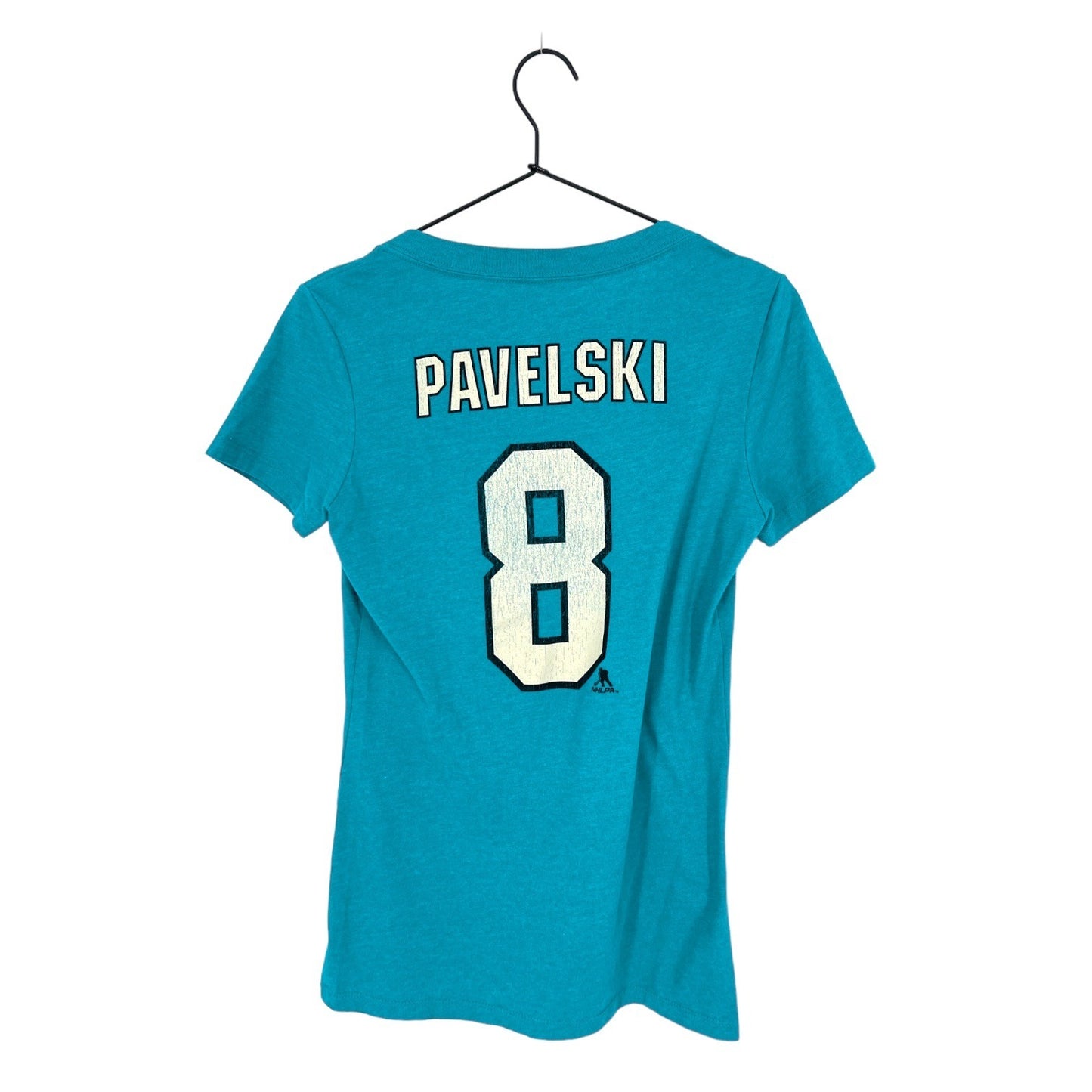 NHL Sharks Pavelski 8 Hockey V-neck Tee | Medium