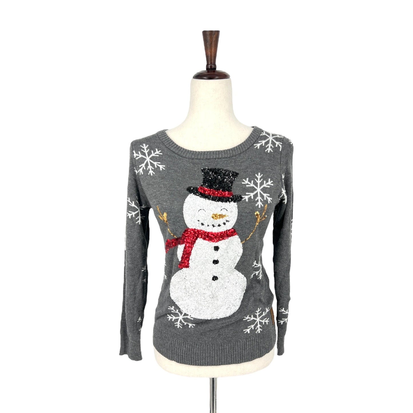 Tipsyelves Holiday Sequin Sweater | Extra Small