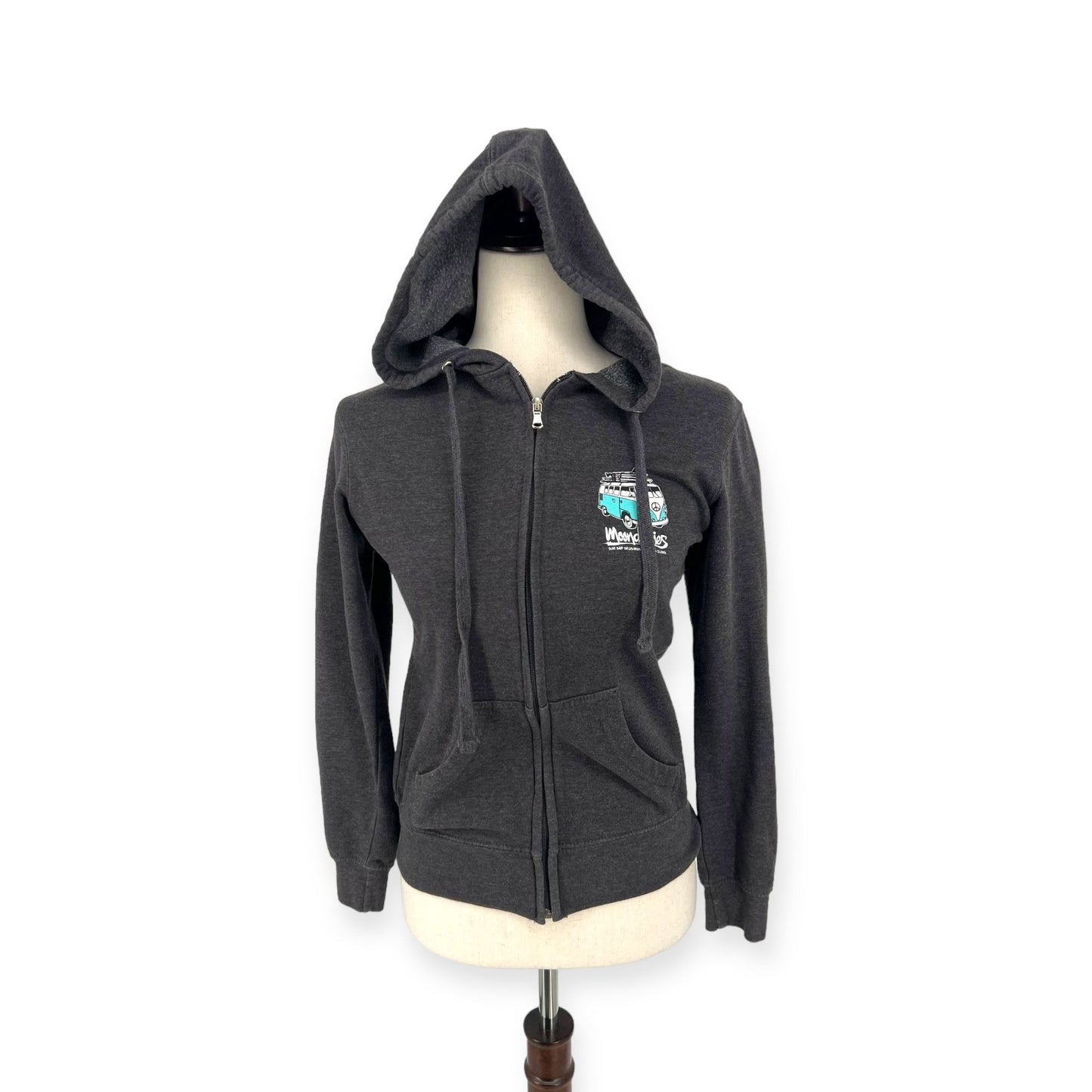 Moondoggies Beach Club Bus Zip Hoodie | Extra Small