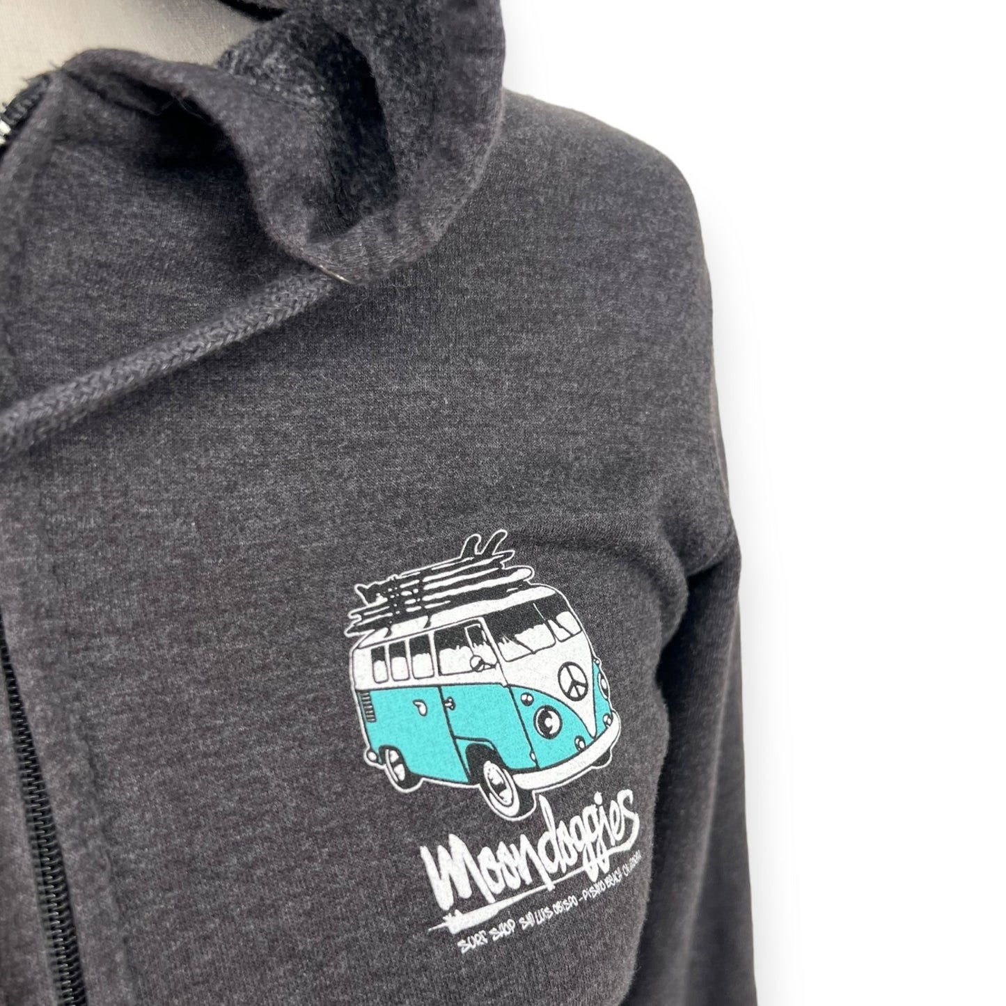 Moondoggies Beach Club Bus Zip Hoodie | Extra Small