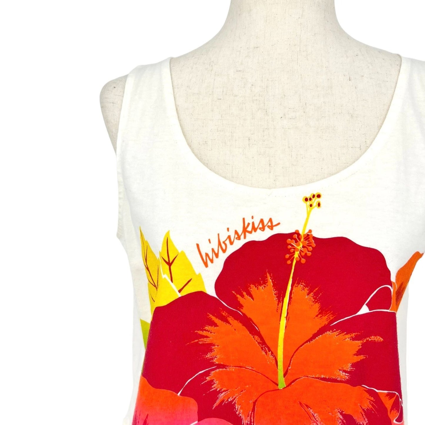 What-A-Melon Hibiskiss Hawaii Tank | Large