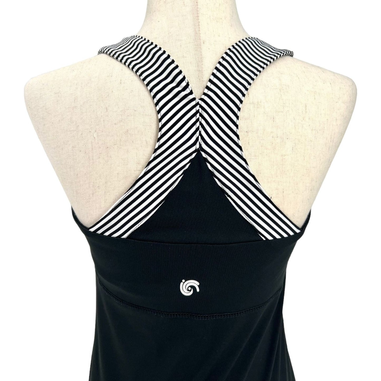 Inmotion Racerback Striped V-neck Tank | Small