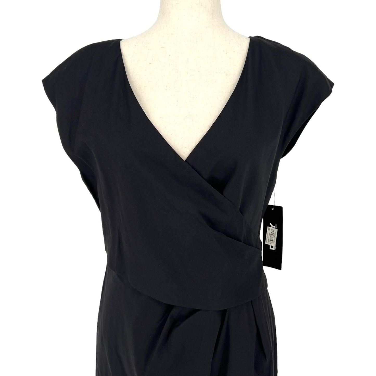 NWT DKNY Faux Wrap V-neck Knee Length Dress | 14