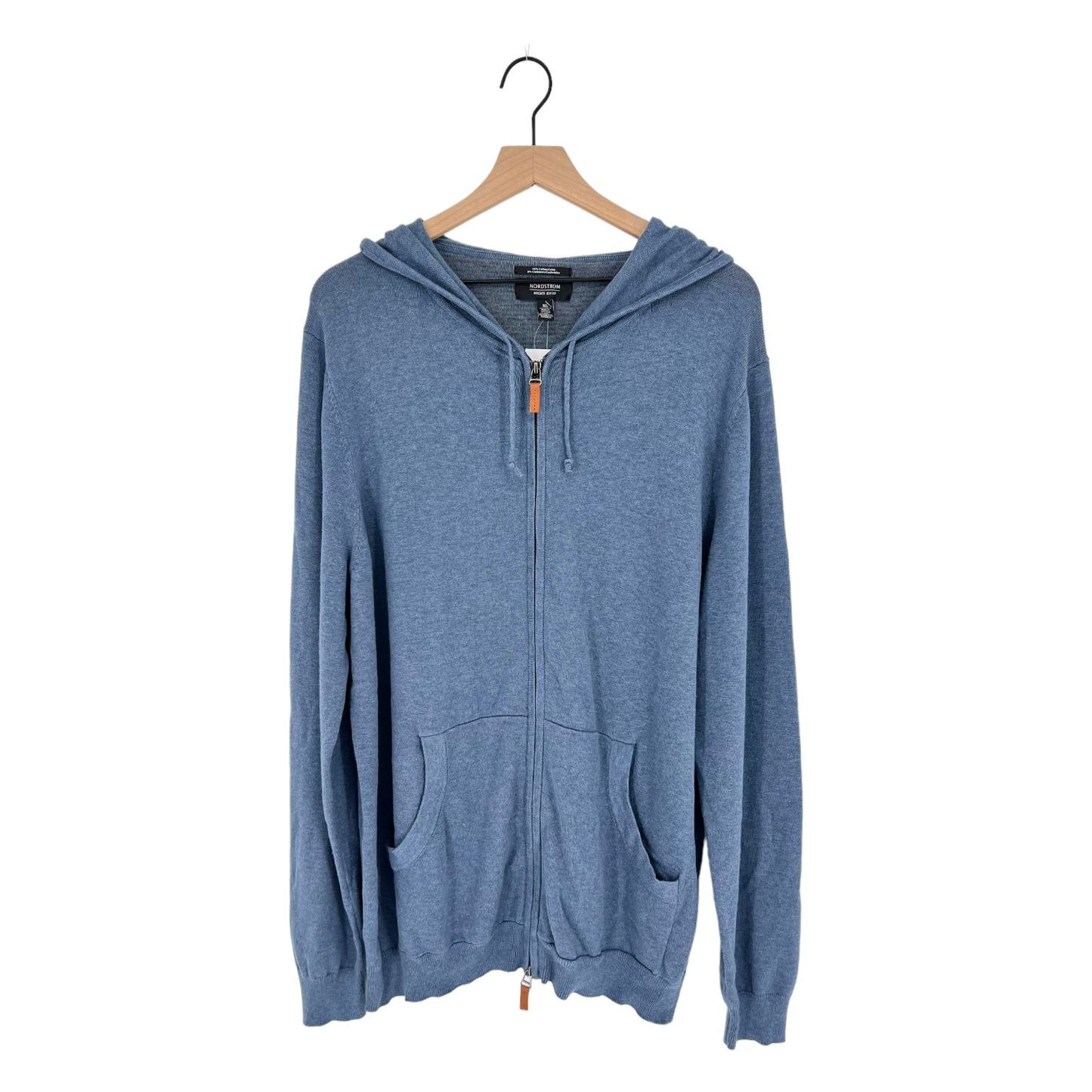 NWT Nordstrom Zip Up Knit Hooded Sweater | Extra Large