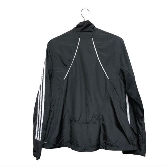 Adidas 3 Stripes Climaproof 365 Pointed Cuff Windbreaker Jacket | Medium