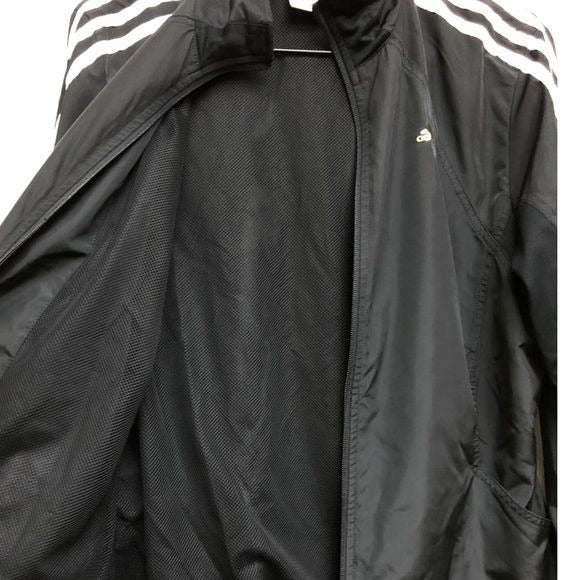 Adidas 3 Stripes Climaproof 365 Pointed Cuff Windbreaker Jacket | Medium