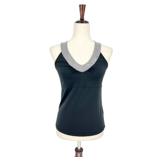 Inmotion Racerback Striped V-neck Tank | Small