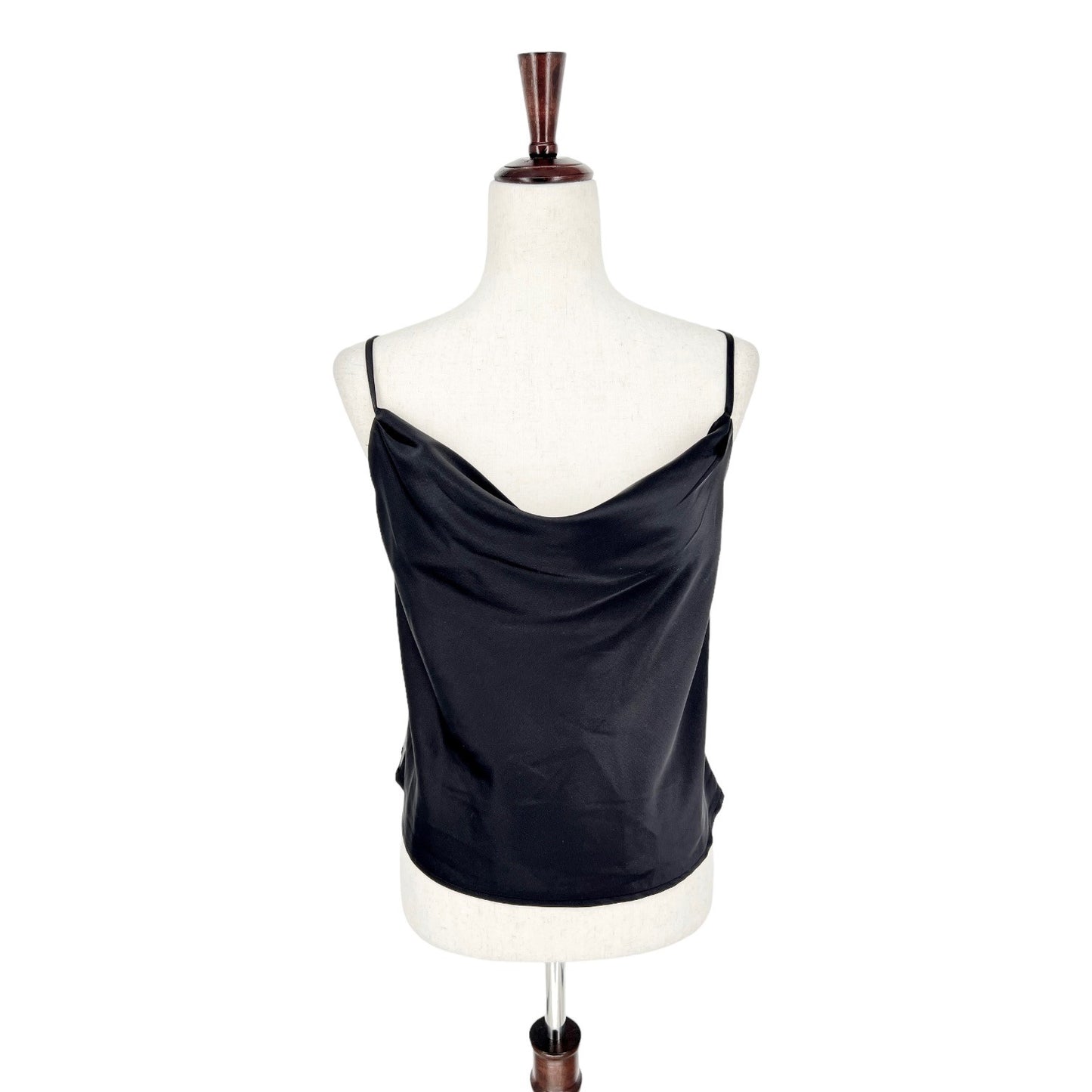 NWT Glosse Draped Satin Tank | Medium