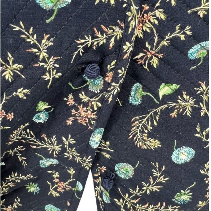 NWT Liz Claiborne Studio Floral Quilted Vest | Small