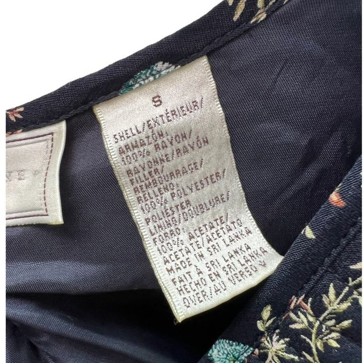 NWT Liz Claiborne Studio Floral Quilted Vest | Small