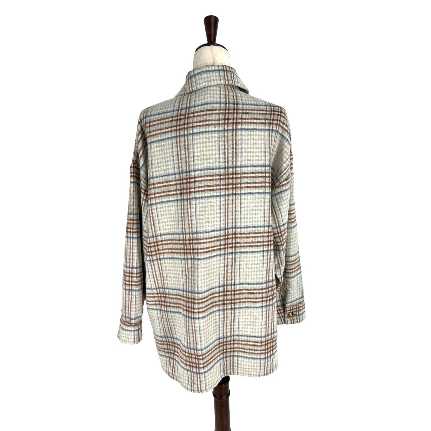 NWT Dress Forum Plaid Shirt Jacket | Large