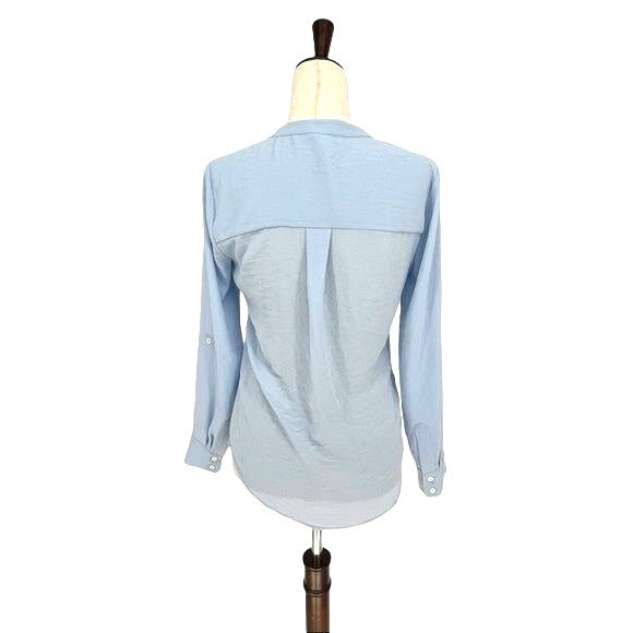 Vince Camuto V-neck Long Sleeve Blouse | Extra Extra Small