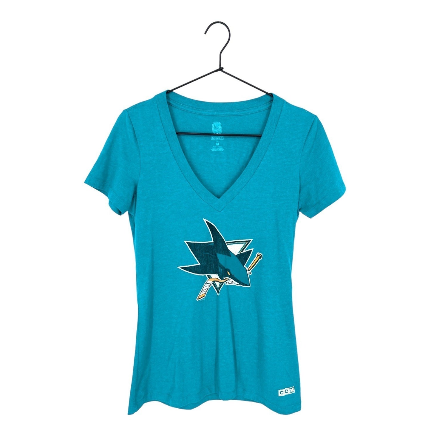 NHL Sharks Pavelski 8 Hockey V-neck Tee | Medium