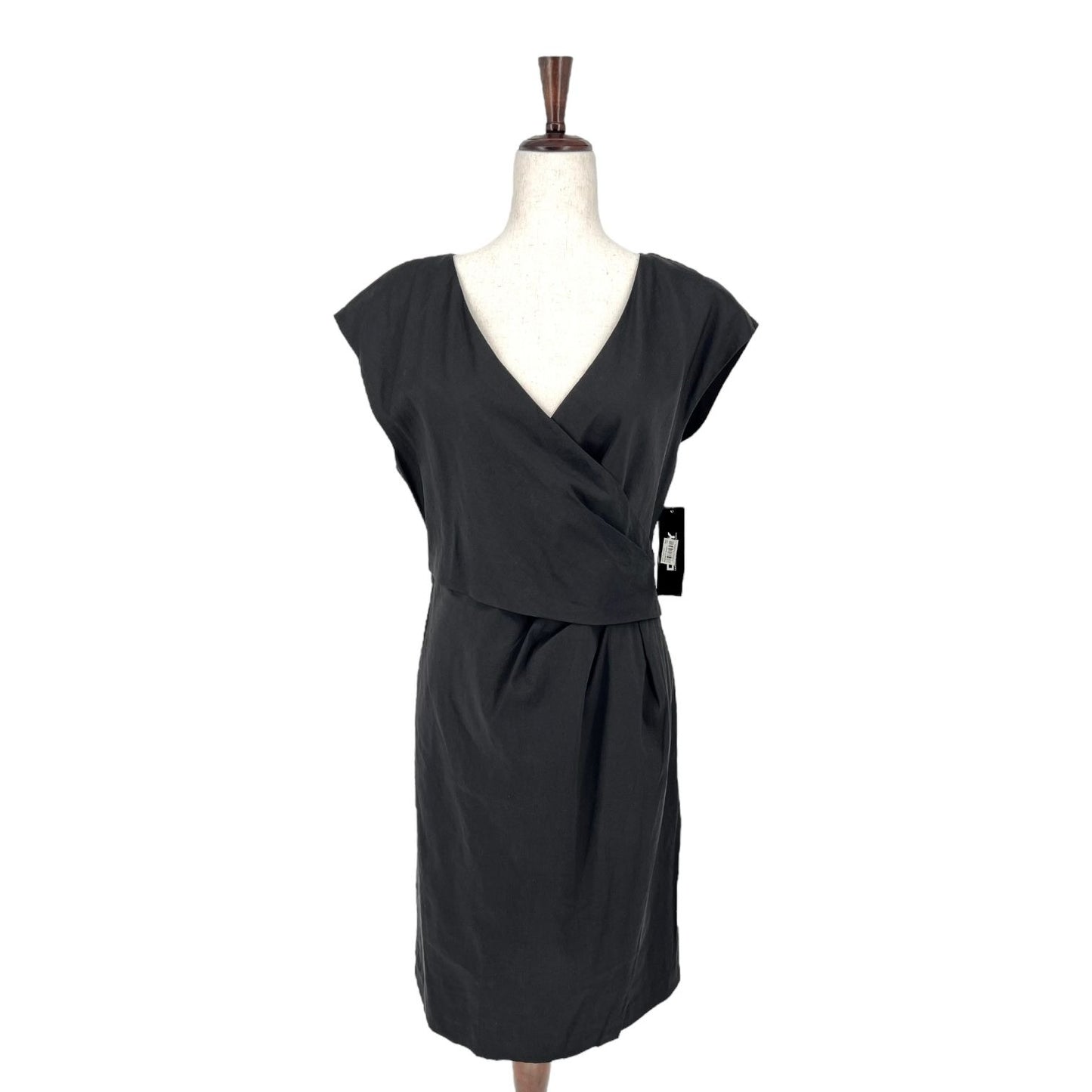 NWT DKNY Faux Wrap V-neck Knee Length Dress | 14