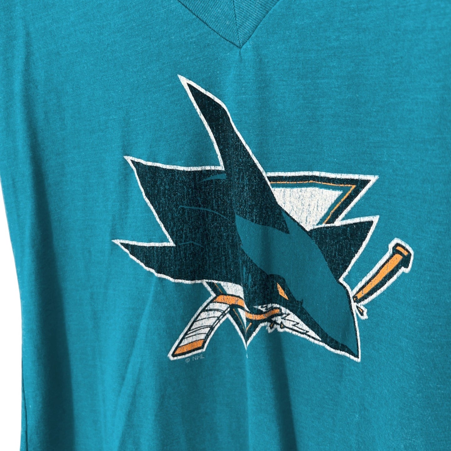 NHL Sharks Pavelski 8 Hockey V-neck Tee | Medium