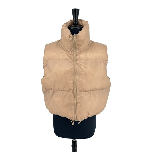 NWT Automet Cropped Lightweight Puffer Vest | Extra Large