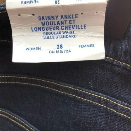 NWT H&M Skinny Ankle Regular Waist Fit Denim Jeans | 28