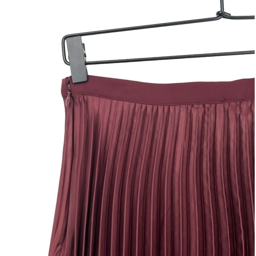 Vince Camuto Skirt Lacquered Pleated Skirt | 0