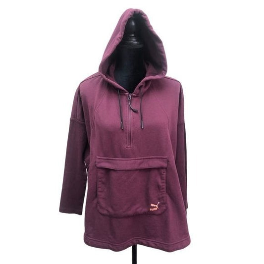 Puma Evo Hooded Cape Sweater with Zipper Pocket | Small