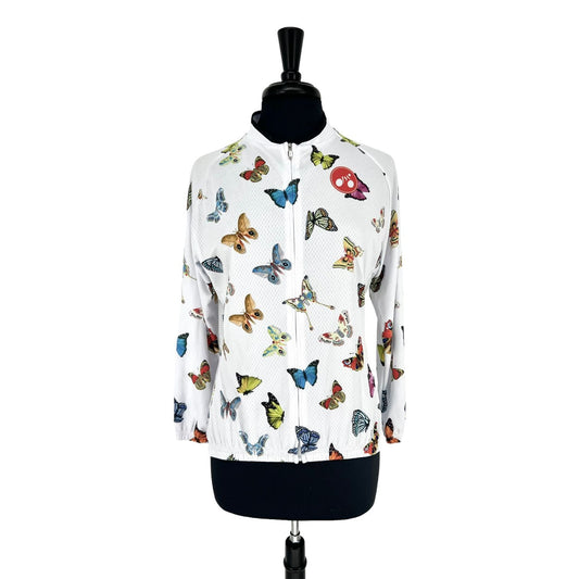 NWT Weimostar Cycling Butterflies Zip Up | Extra Large