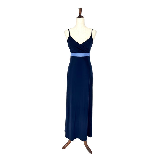 Vintage Byer Too California V-neck Maxi Dress | Large