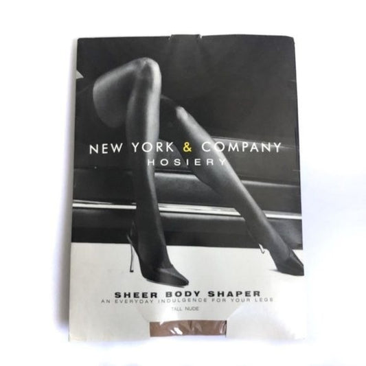 NWT NY&Co Sheer Body Lycra Shaper Hosiery | Tall